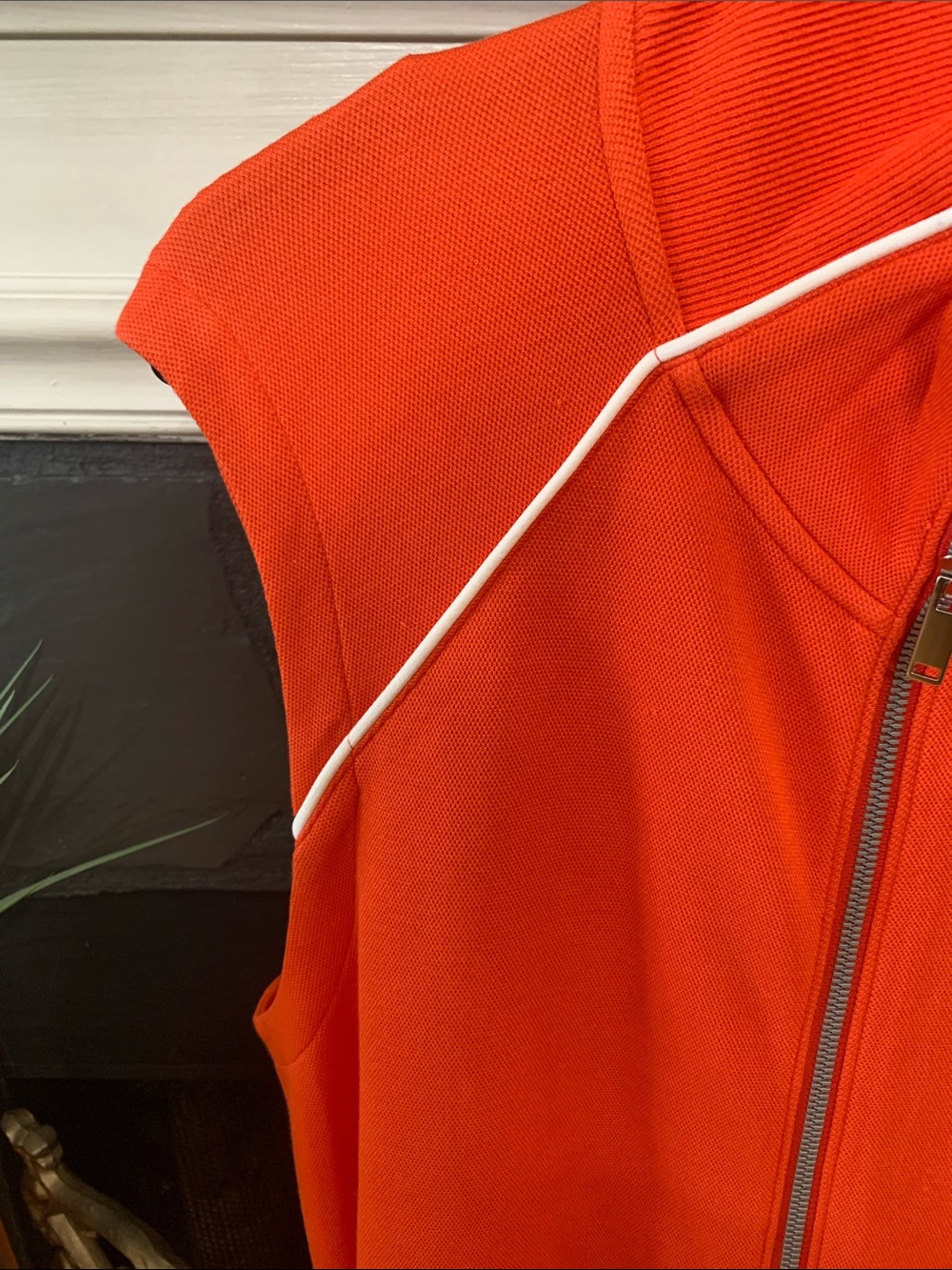 SPANX Sleeveless Zip-Front Orange Pants Jumpsuit - Picture 3 of 13